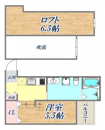 プログレス鷹取の物件間取画像